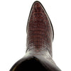Soto Boots Soto Boots Men's Gator Tail Print Cowboy Boots Cognac (H7006)