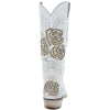 Soto Boots Soto Boots White Rose Inlayed Women's Cowgirl Boots (M50032)