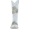 Soto Boots Soto Boots White Rose Inlayed Women's Cowgirl Boots (M50032)