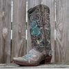 Soto Boots Turquoise Rose Inlayed Women's Cowgirl Boots (M50032)