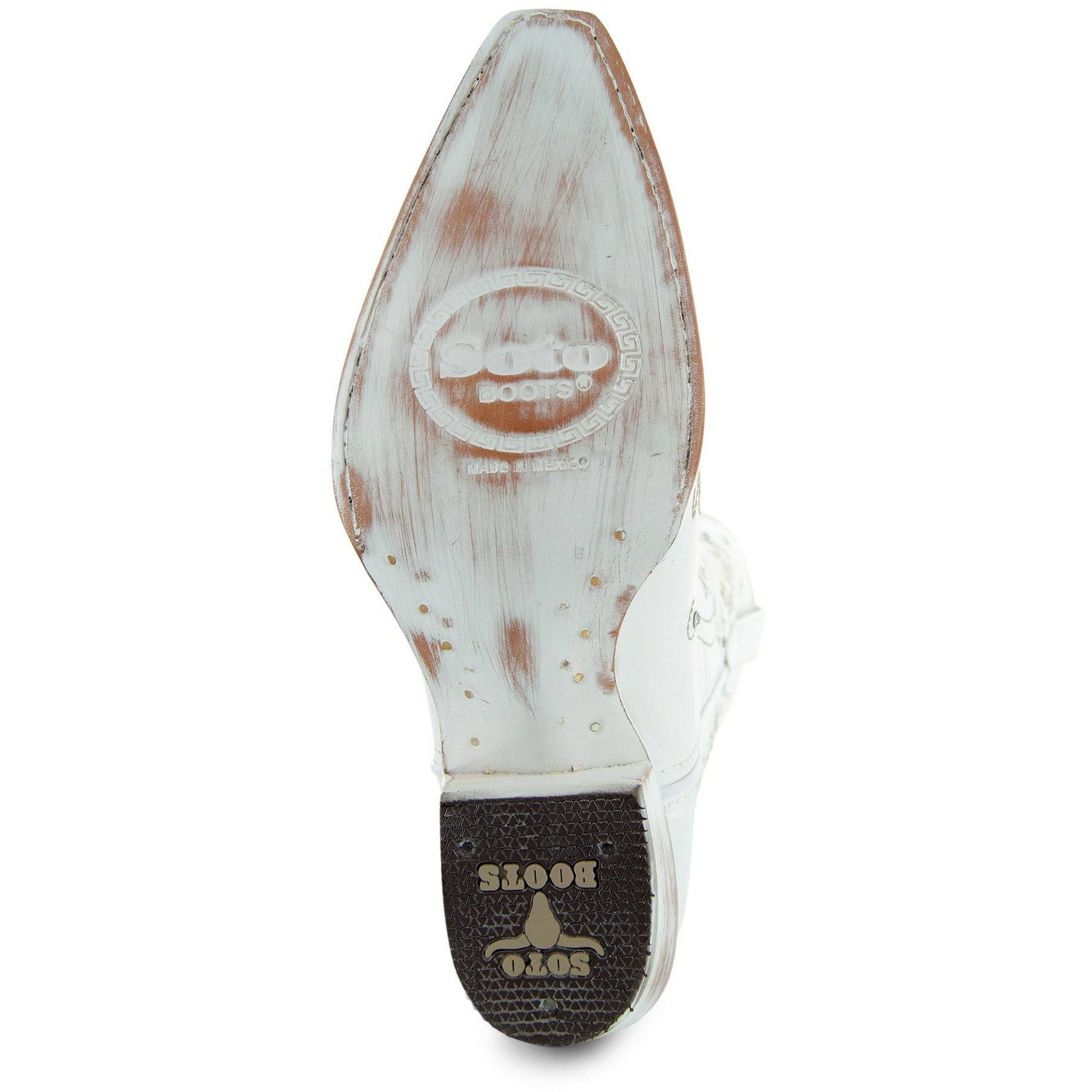 Soto Boots White Rhinestone Cowgirl Boots (Wedding Cowgirl Boots)
