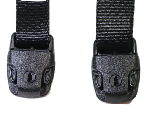 10 Ft Black Standard Buckle Spa Hot Tub Cover Adjustable Wind Straps | 2 COMPLETE KITS RatchetStrap.Com