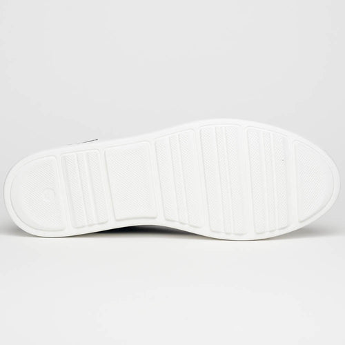 Zelli Italia 65-219-BLK SPETTACOLARE Italian Glove Baby Calf Sneakers, Black