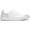 Zelli Italia 65-225-WHT SPETTACOLARE Italian Pebble Grain Calfskin Sneakers White