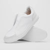 Zelli Italia 65-225-WHT SPETTACOLARE Italian Pebble Grain Calfskin Sneakers White