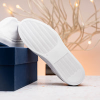 Zelli Italia 65-225-WHT SPETTACOLARE Italian Pebble Grain Calfskin Sneakers White