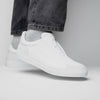 Zelli Italia 65-225-WHT SPETTACOLARE Italian Pebble Grain Calfskin Sneakers White