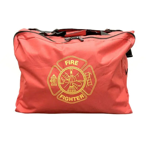 Safety Main BRLBC-15017 Deluxe Firefighter Gear Bag, Red, 1 Each Enviro Safety Products
