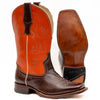 Square Toe Double Stitched Cowboy Boots Atitlan Leather