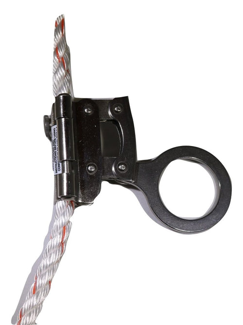 Stainless Steel Rope Grab for 5/8" Fall Protection Rope Made in USA | US-5000C RatchetStrap.Com