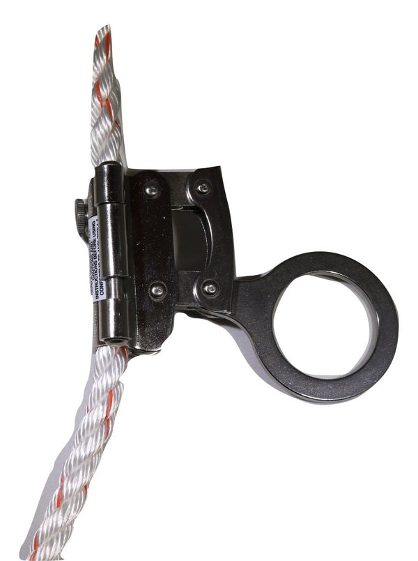 Stainless Steel Rope Grab for 5/8" Fall Protection Rope Made in USA | US-5000C RatchetStrap.Com