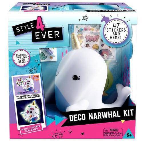 ToyShnip ToyShnip Style 4 Ever Deco Narwhal Kit