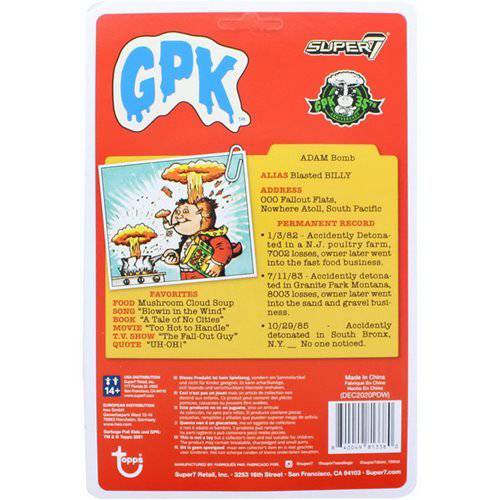 ToyShnip Super7 Garbage Pail Kids ReAction Figure - Select Figure(s)