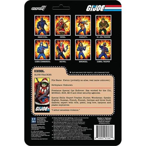 ToyShnip Super7 G.I. Joe 3 3/4-Inch ReAction Figure - Select Figure(s)