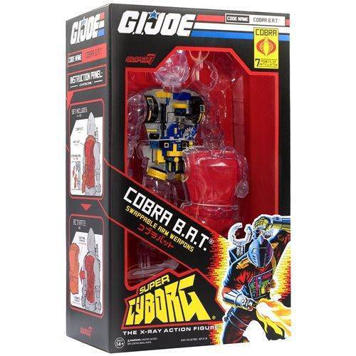 ToyShnip Super7 G.I. Joe Cobra B.A.T. Super Cyborg Vinyl Figure - Select
