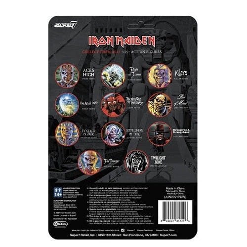 ToyShnip Super7 Iron Maiden Reaction Figure (Glow) (AE Exclusive) - Select