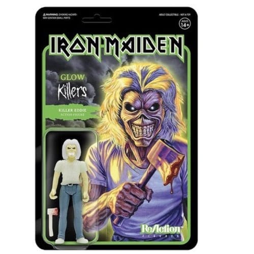 ToyShnip Super7 Iron Maiden Reaction Figure (Glow) (AE Exclusive) - Select