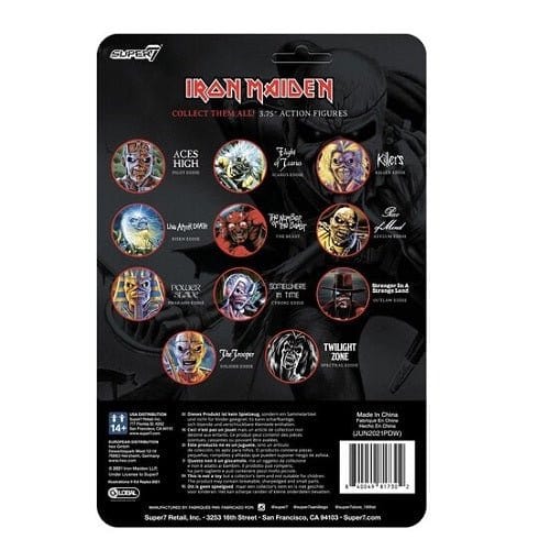 ToyShnip Super7 Iron Maiden Reaction Figure (Glow) (AE Exclusive) - Select