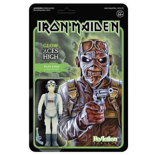 ToyShnip Super7 Iron Maiden Reaction Figure (Glow) (AE Exclusive) - Select