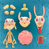 ToyShnip Super7 Ren & Stimpy Deluxe 6-Inch Action Figure - Select Figure(s)