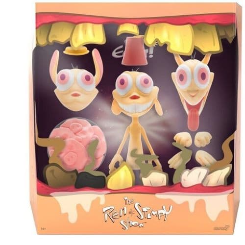 Super7 Ren & Stimpy Deluxe 6-Inch Action Figure - Select Figure(s) ToyShnip