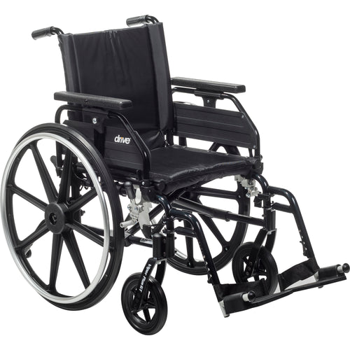 Viper Plus GT Wheelchair with Universal Armrests, Swing-Away Footrests, 20" Seat RIO Medical Supplies