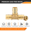 PEX A Expansion 1/2" x 1/2" x 1/2" PEX Expansion Tee (Lead Free) Plumbingsell