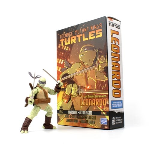 ToyShnip Teenage Mutant Ninja Turtles BST AXN IDW Action Figure and Comic Book