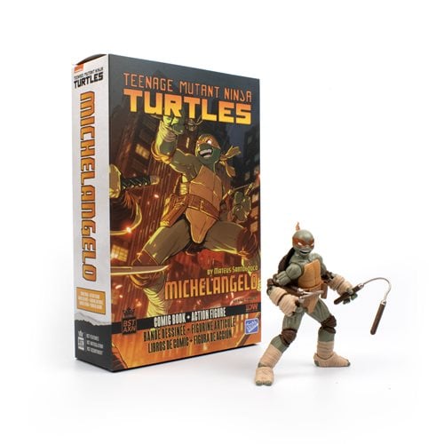 ToyShnip Teenage Mutant Ninja Turtles BST AXN IDW Action Figure and Comic Book
