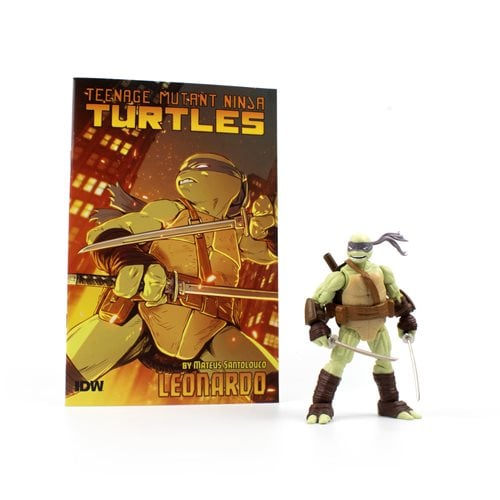 ToyShnip Teenage Mutant Ninja Turtles BST AXN IDW Action Figure and Comic Book