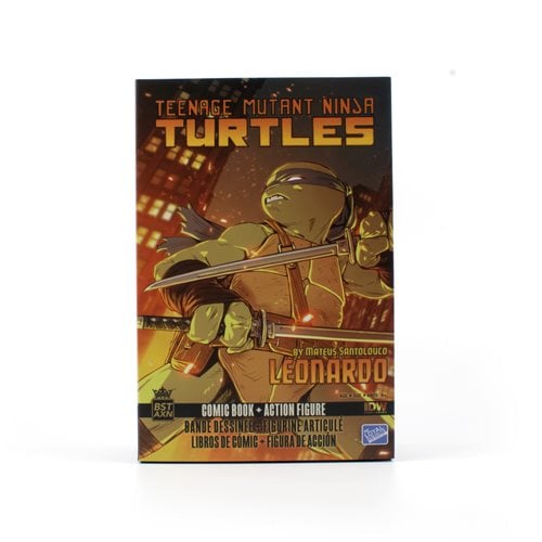 ToyShnip Teenage Mutant Ninja Turtles BST AXN IDW Action Figure and Comic Book