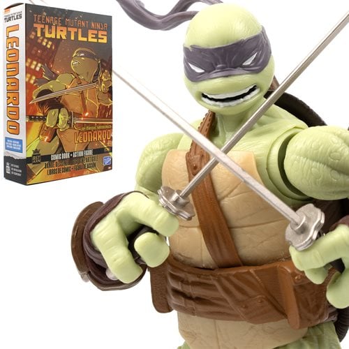 ToyShnip Teenage Mutant Ninja Turtles BST AXN IDW Action Figure and Comic Book