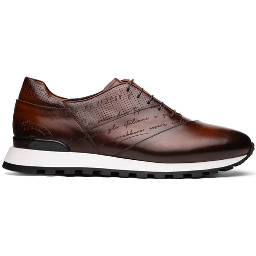 Zelli Italia Zelli Italia 65-395-BRN TESTO Italian Calfskin Sneaker Brown