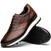 Zelli Italia Zelli Italia 65-395-BRN TESTO Italian Calfskin Sneaker Brown