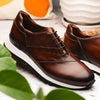 Zelli Italia Zelli Italia 65-395-BRN TESTO Italian Calfskin Sneaker Brown