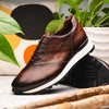 Zelli Italia Zelli Italia 65-395-BRN TESTO Italian Calfskin Sneaker Brown