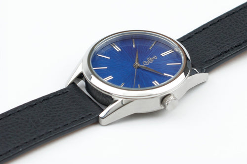 Blue Sunburst Watch The Beyond Boring Watch Company