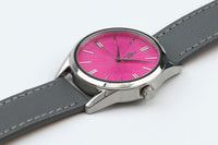 Pink Sunburst Watch The Beyond Boring Watch Company