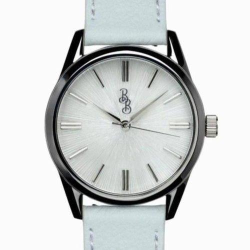 White Sunburst Watch The Beyond Boring Watch Company