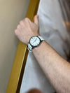 White Sunburst Watch The Beyond Boring Watch Company