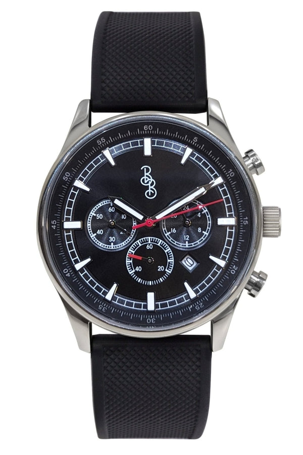 Black Sport Chronograph The Beyond Boring Watch Company