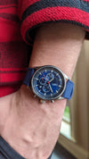 Blue Sport Chronograph The Beyond Boring Watch Company