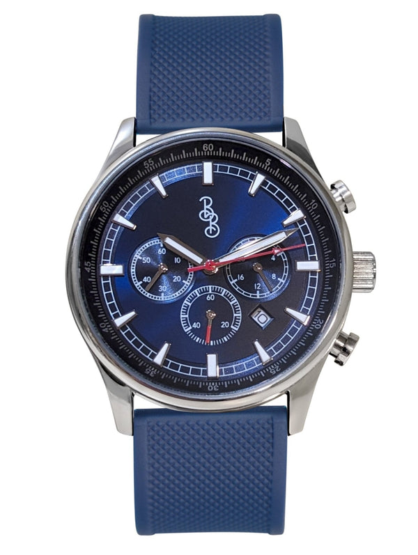 Blue Sport Chronograph The Beyond Boring Watch Company