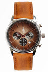 Brown Retro Chronograph The Beyond Boring Watch Company