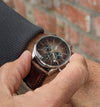 Brown Retro Chronograph The Beyond Boring Watch Company