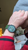 Green Sport Chronograph The Beyond Boring Watch Company