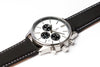 White and Black Chronograph The Beyond Boring Watch Company