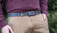 The Bootlegger Leather Belt Main Street Forge