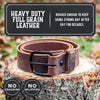The Bootlegger Leather Belt Main Street Forge