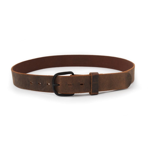 The Bootlegger Leather Belt Main Street Forge